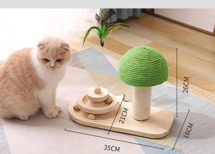 Cat Scratching Post Tree - Sisal, Climb & Scratch