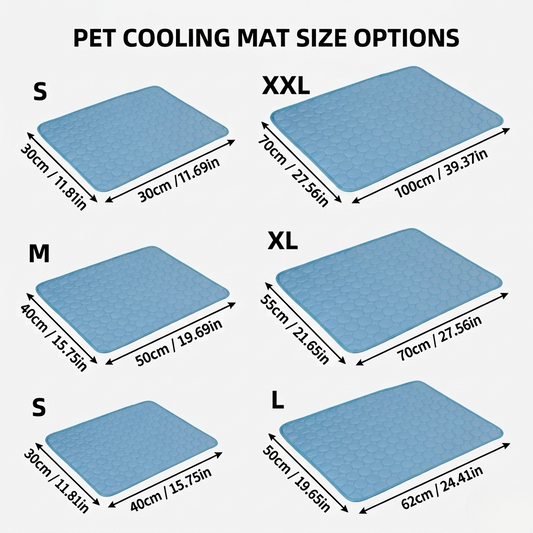 Cooling Dog Bed Mat - Gel, No Ice or Plugs