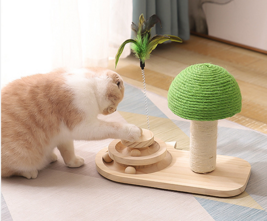 Cat Scratching Post Tree - Sisal, Climb & Scratch