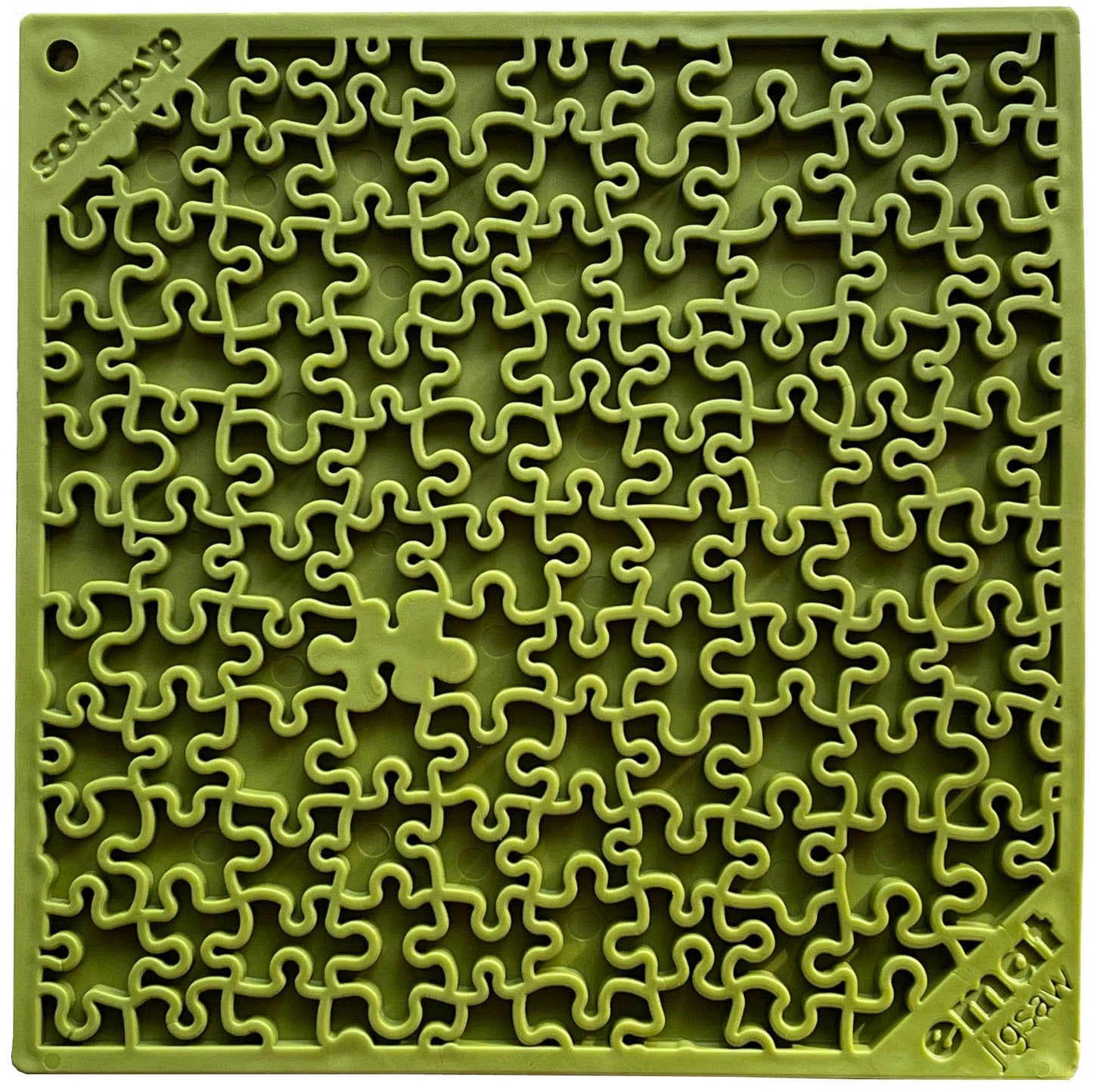 Dog & Cat Lick Mat - Jigsaw Enrichment, Slow Feeder
