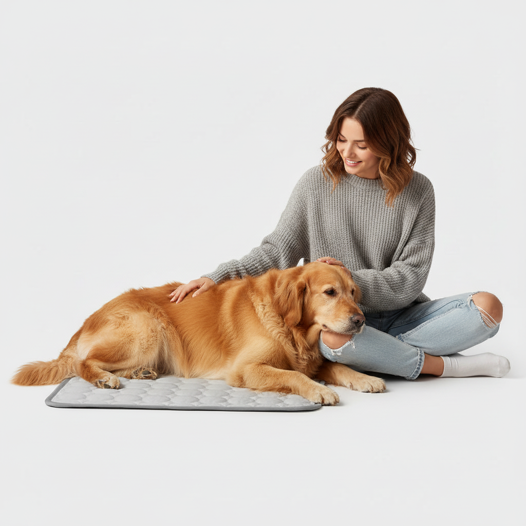 Cooling Dog Bed Mat - Gel, No Ice or Plugs