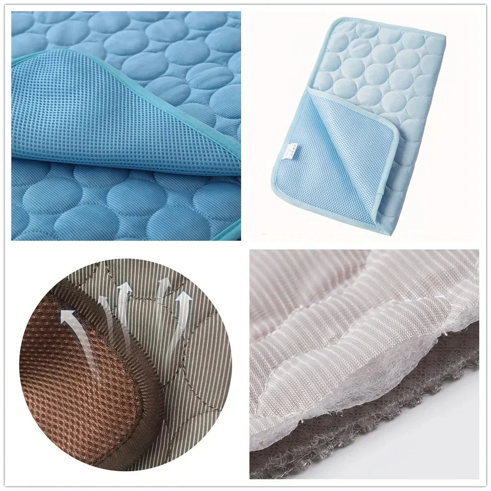 Cooling Dog Bed Mat - Gel, No Ice or Plugs