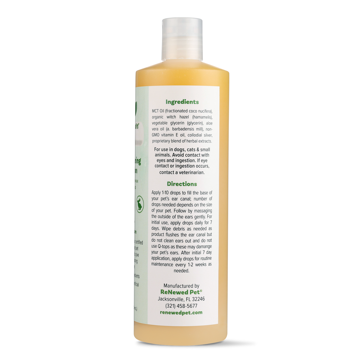 Dog & Cat Ear Cleaning Drops - Vet-Approved, Organic