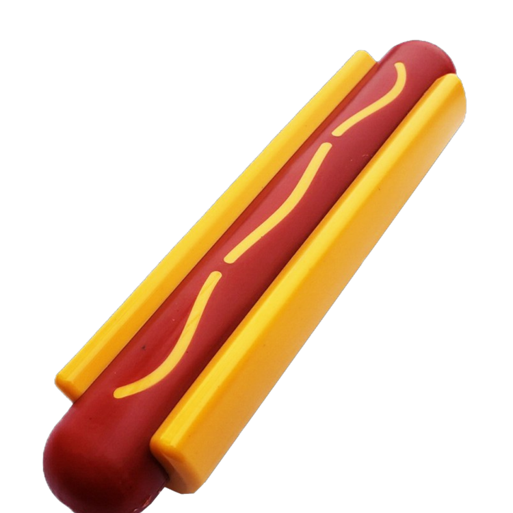 Dog Chew Toy - Hot Dog Shape, Nylon, Aggressive Chewers