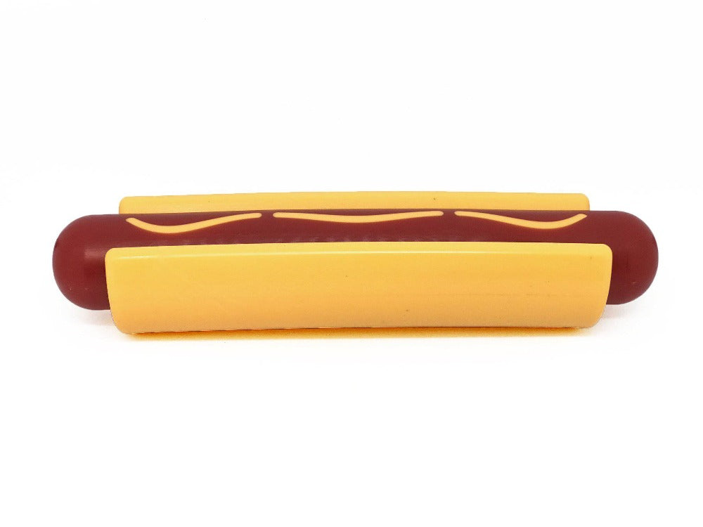 Dog Chew Toy - Hot Dog Shape, Nylon, Aggressive Chewers